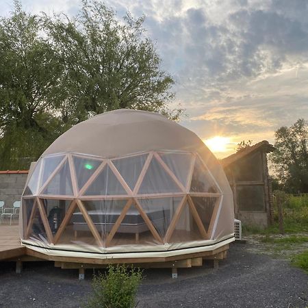 Dome Geodesique - Baie De Somme Otel Favières Dış mekan fotoğraf