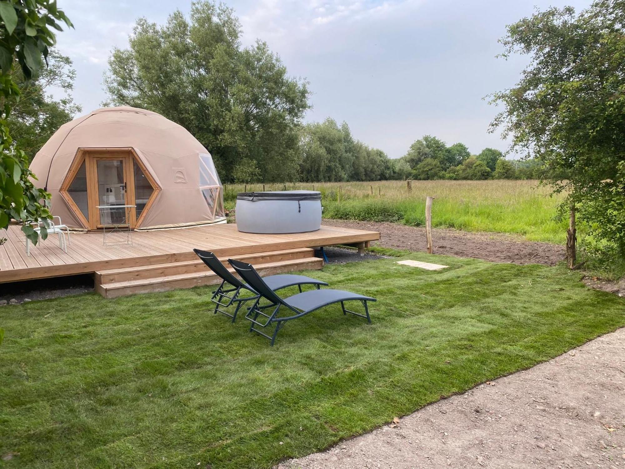 Dome Geodesique - Baie De Somme Otel Favières Dış mekan fotoğraf