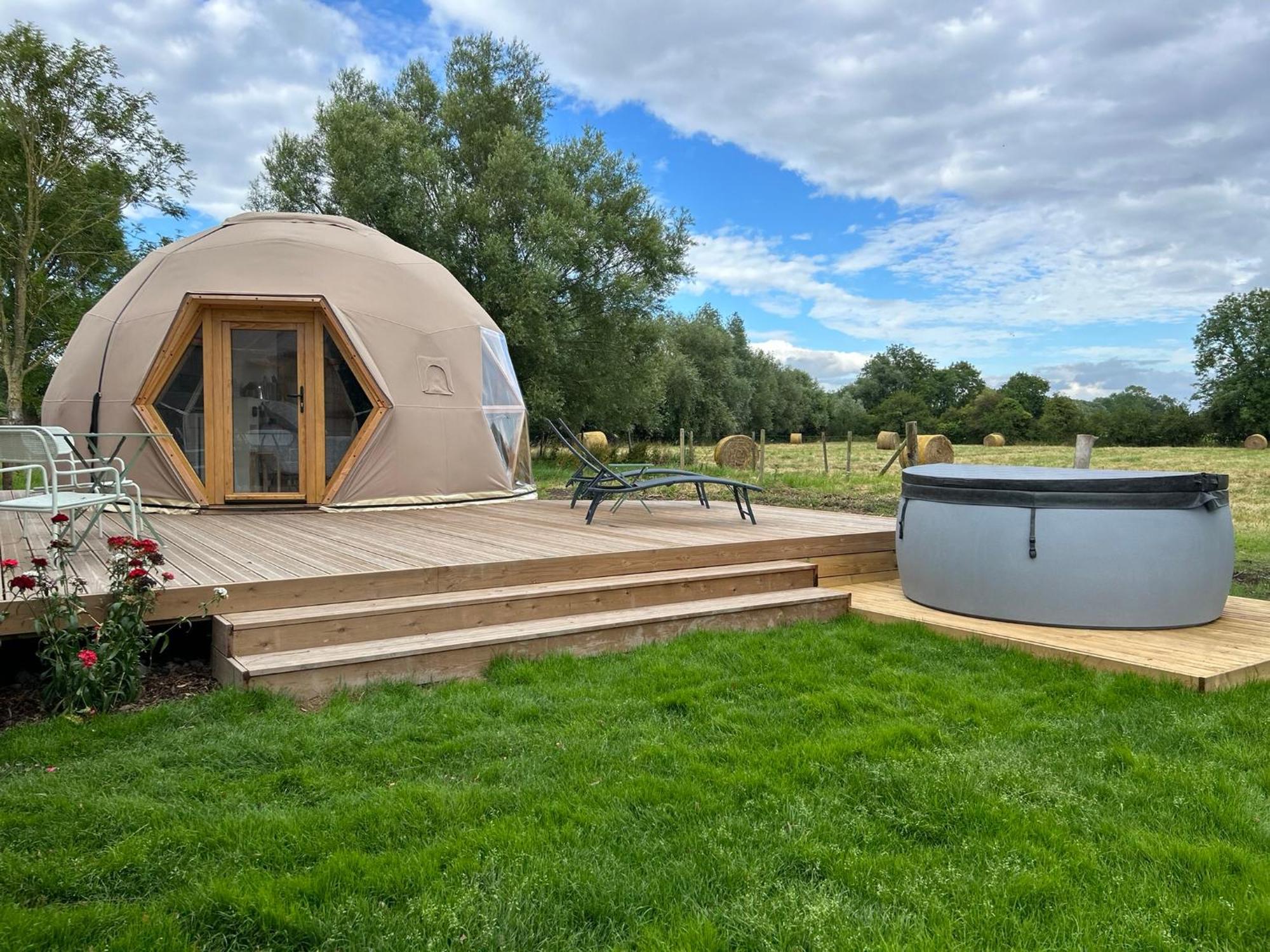 Dome Geodesique - Baie De Somme Otel Favières Dış mekan fotoğraf